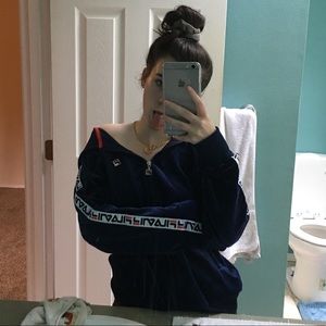 Velvet Fila jacket